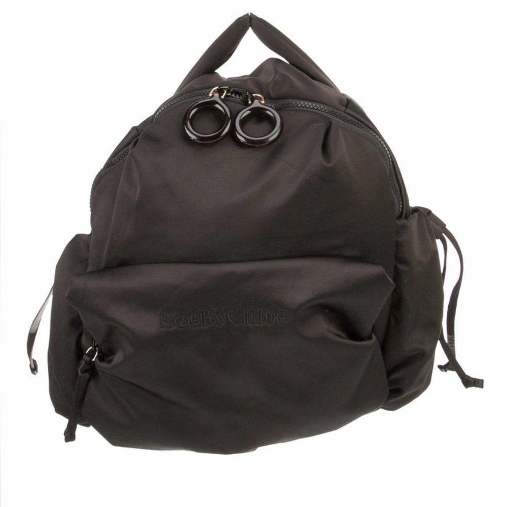 See By Chloe Black Backpack